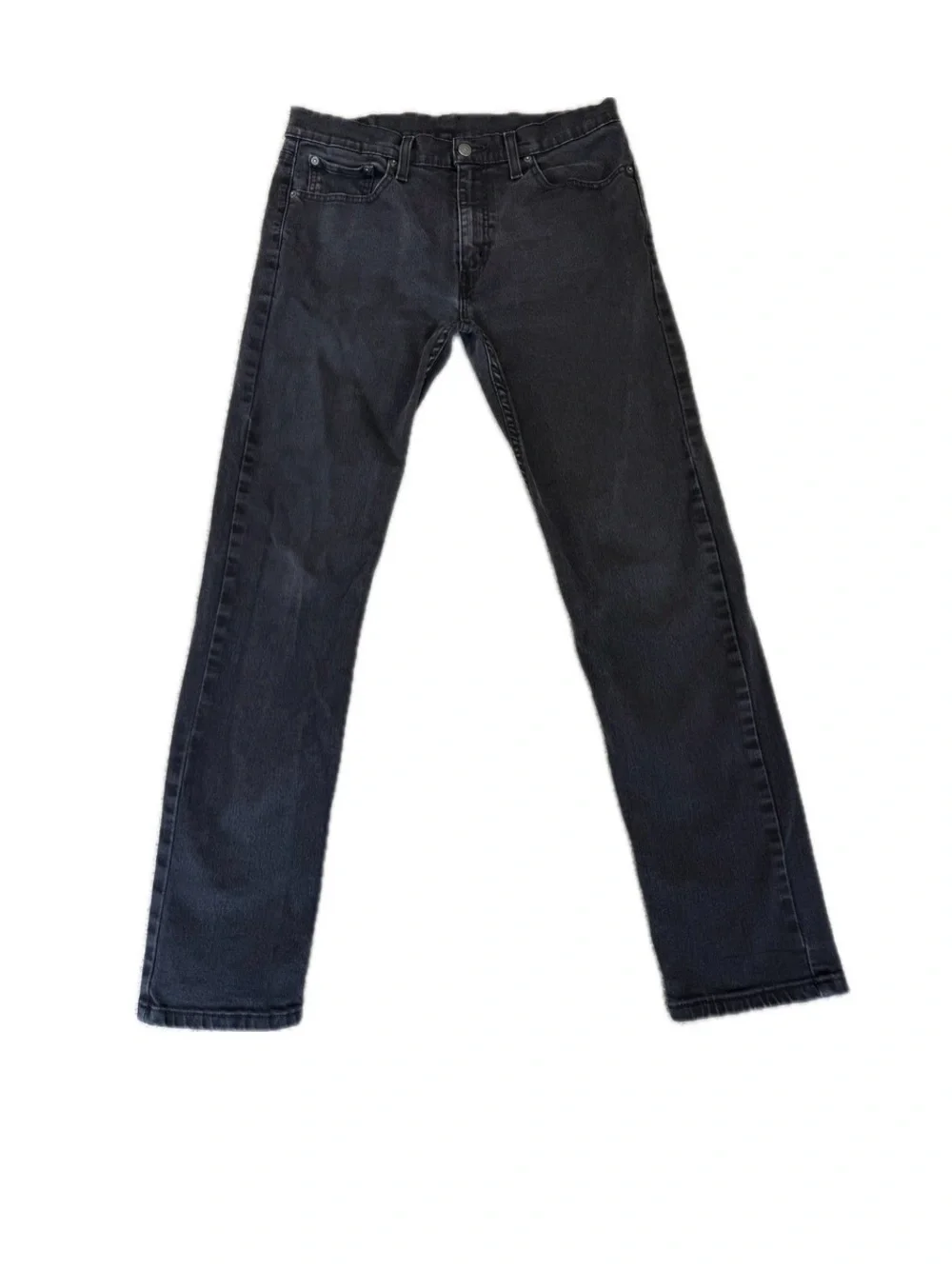Levis Strauss 502 Jeans Slim Fit Stretch Black Men’s Size 33x32